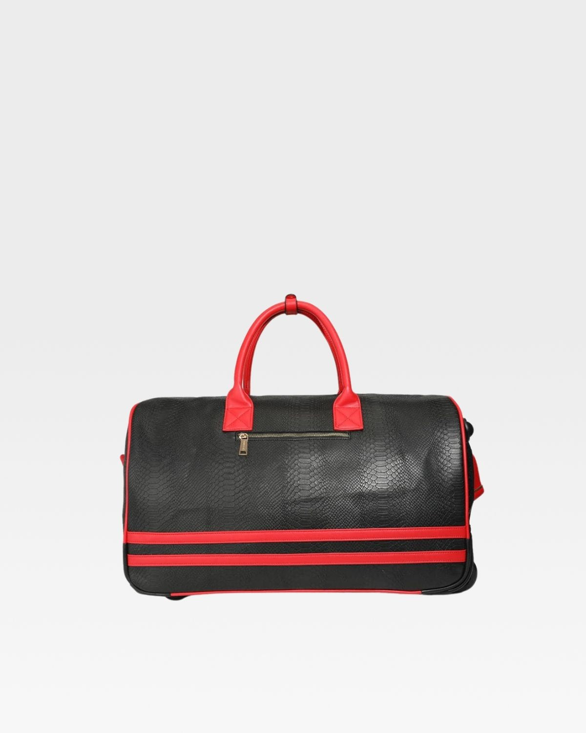 Exclusive Fire Rolling Duffle Bag in Red