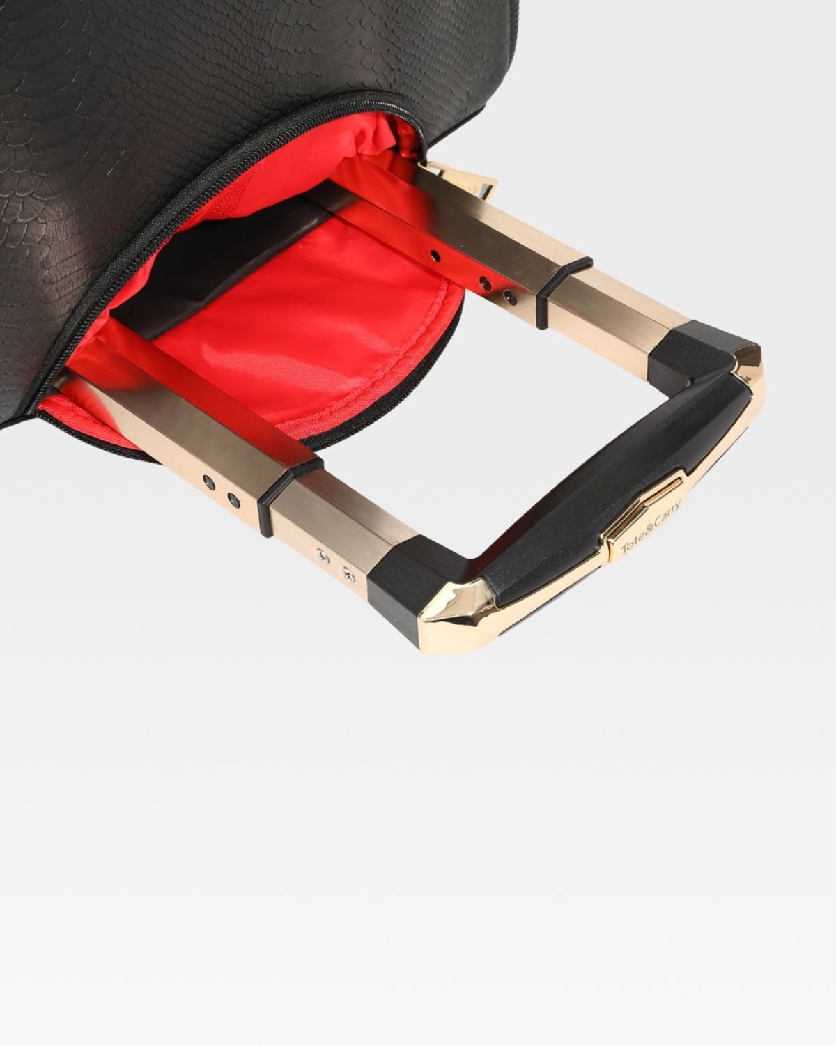 Exclusive Fire Rolling Duffle Bag in Red