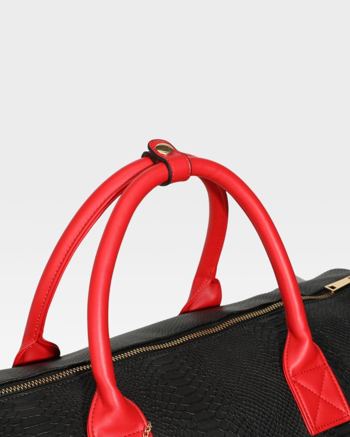 Exclusive Fire Rolling Duffle Bag in Red