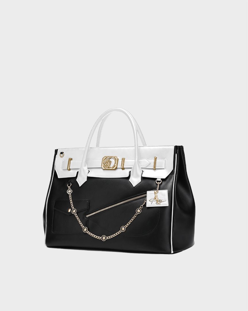 Monarch Grandeur Bag in Black & White