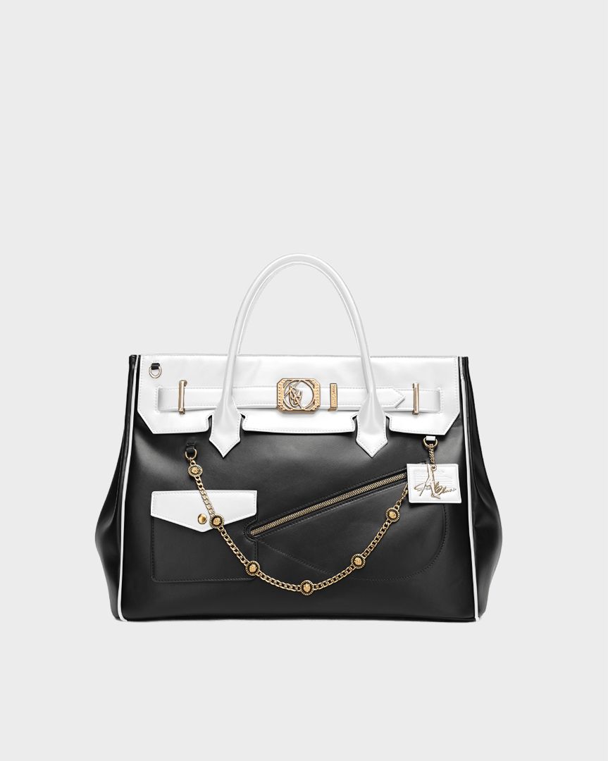 Monarch Grandeur Bag in Black & White