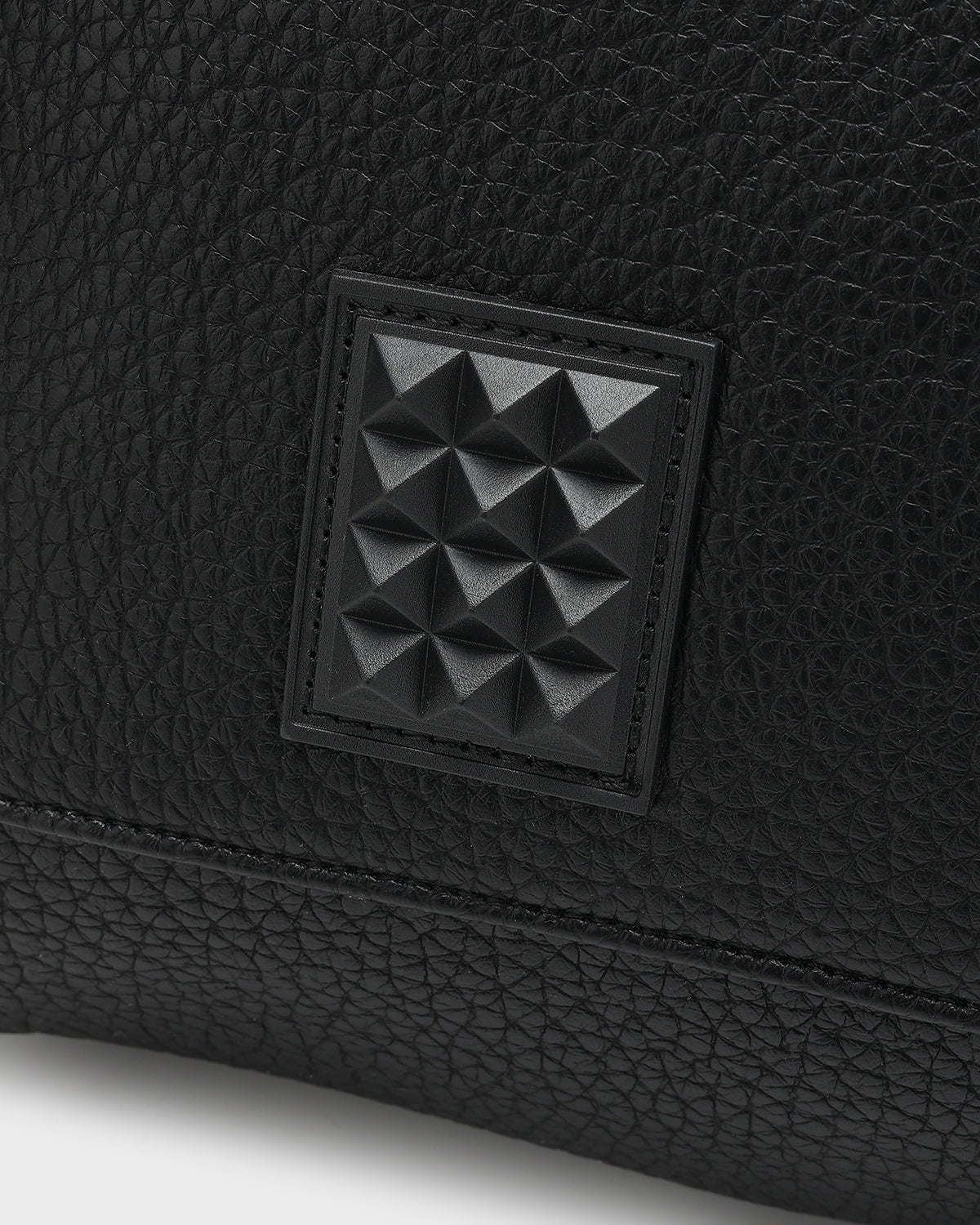 Striped Sensation Duffle Bag in Black