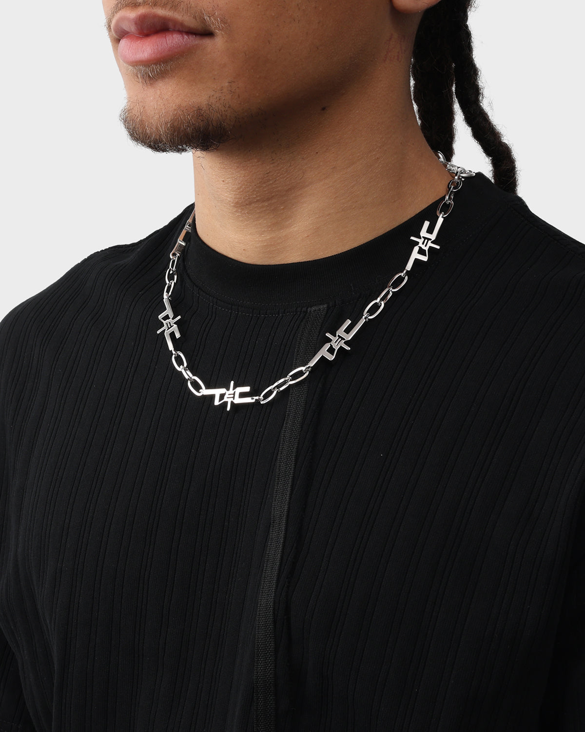 T&C Necklace in Silver
