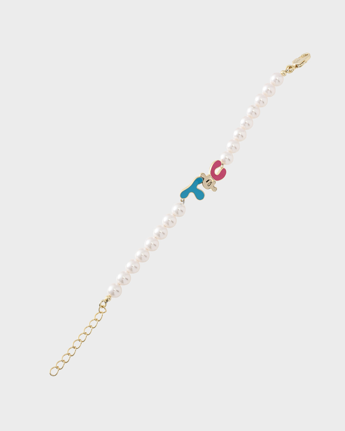 T&C Pearl Bracelet in White