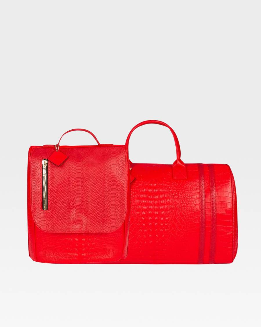 Apollo 2 Travel Set in Red