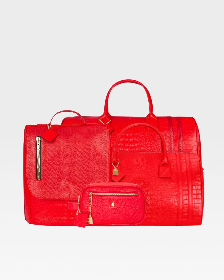 Apollo 2 Travel Set in Red