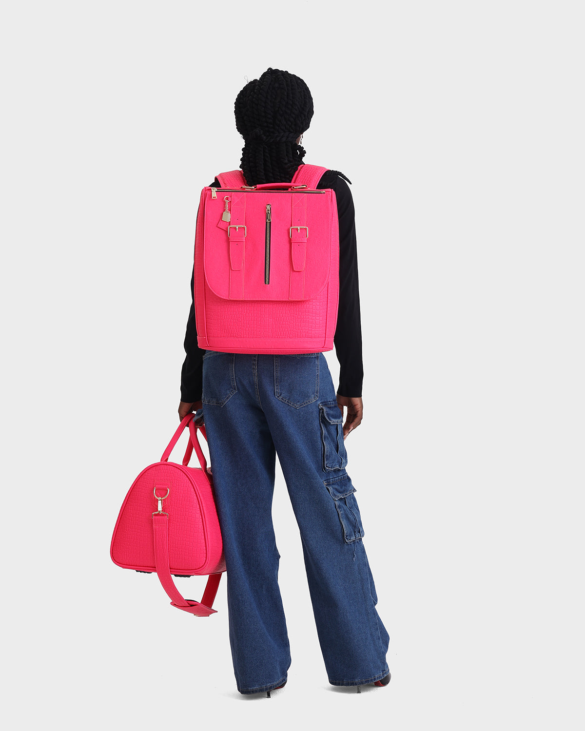 Maverick Backpack in Neon Pink