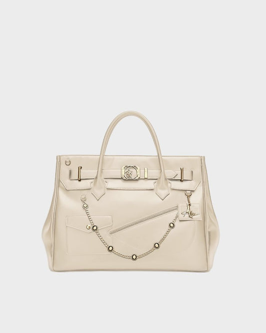 Monarch Grandeur Bag in Cream White